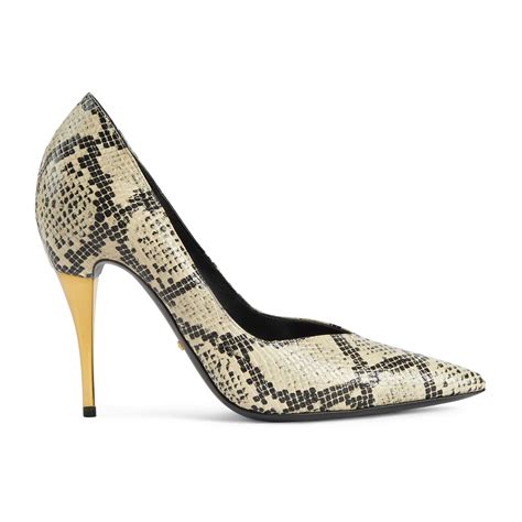 gucci python heels|Gucci Heels for Women .